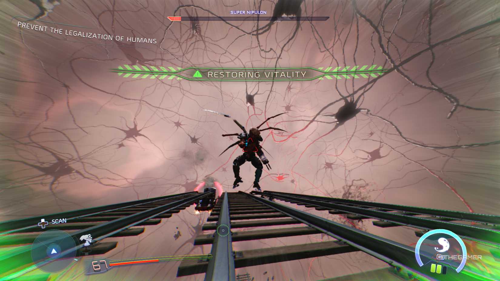 Nipulon Final Stretch Rails in High On Life 2.