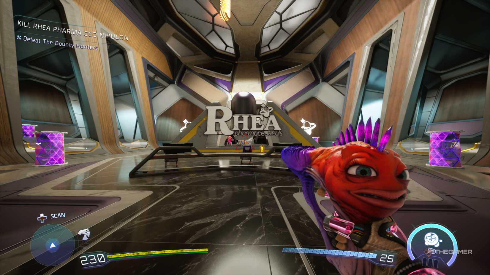 The Rhea Pharma Lobby in High On Life 2.