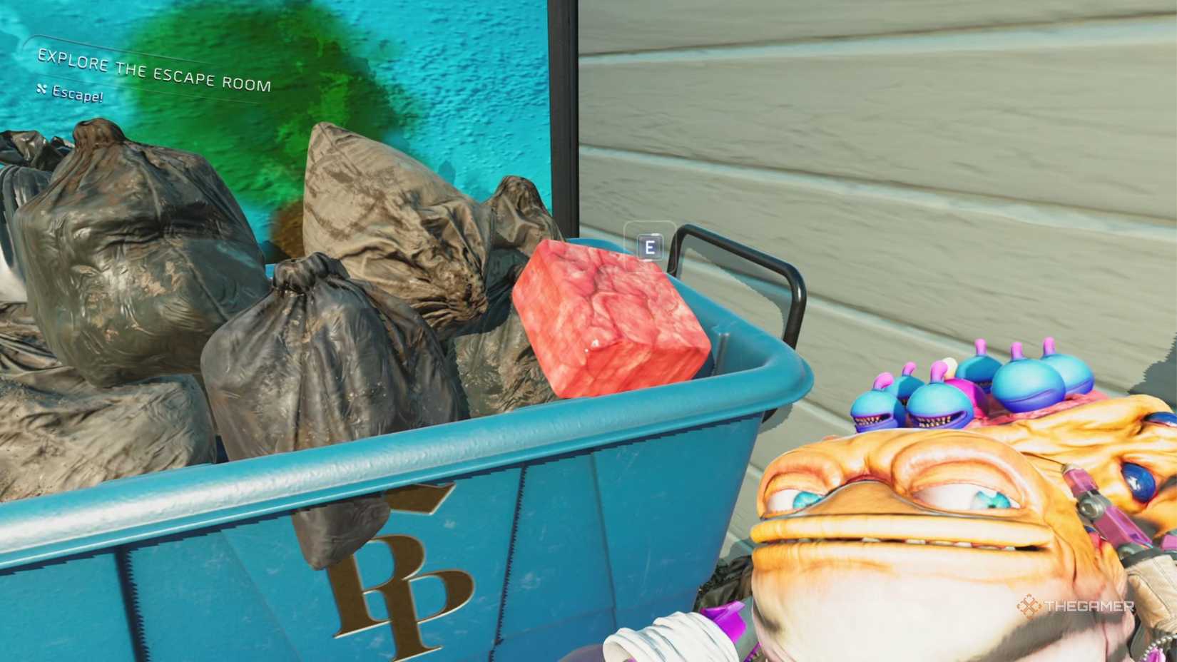 High On Life 2 second escape room meat.