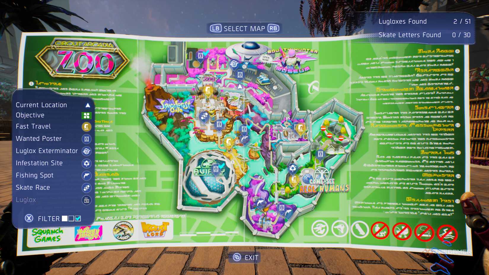 High On Life 2's second zoo map.