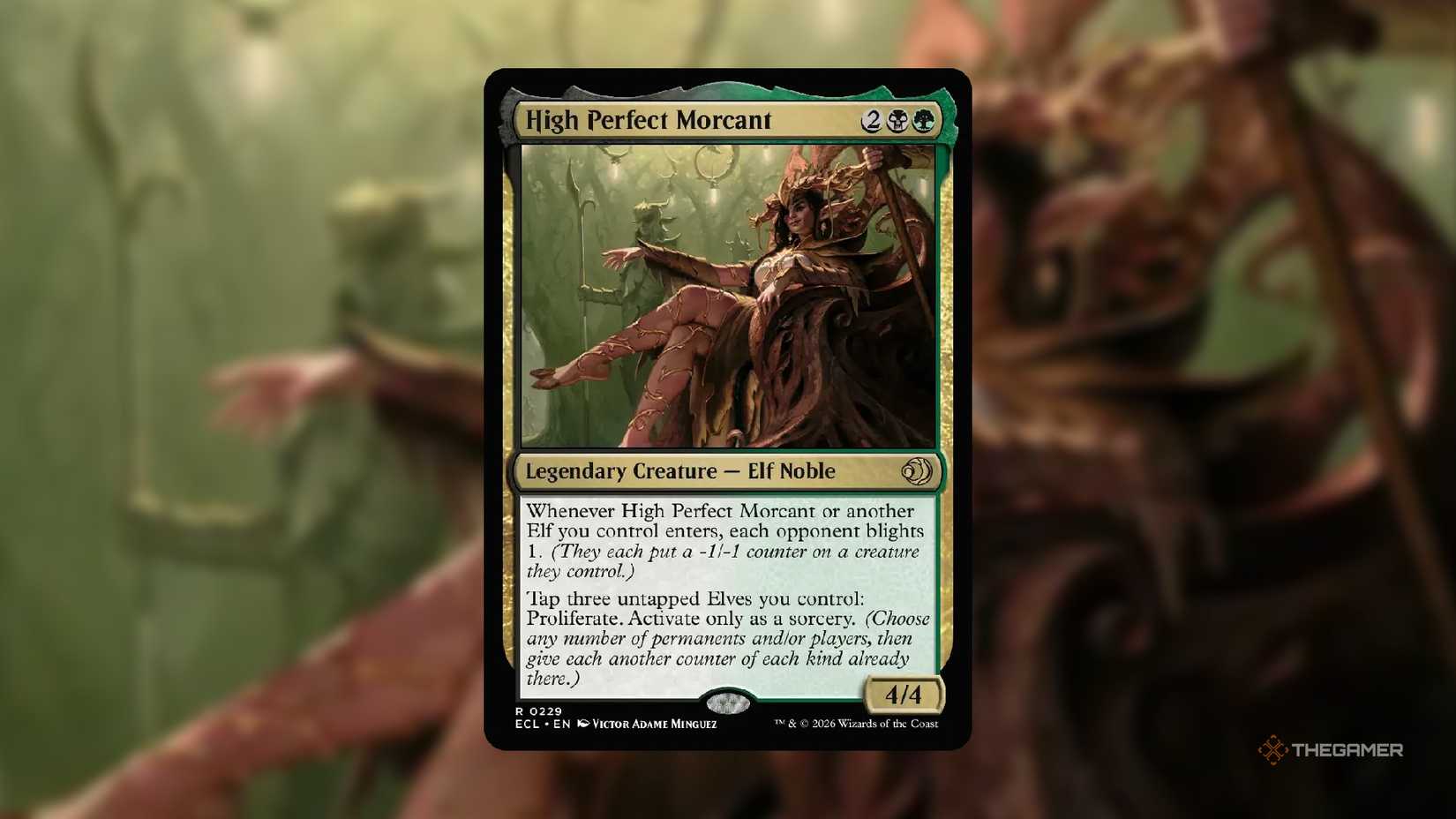 A highly perfect Morcant MTG card from Lorwyn Eclipsed.