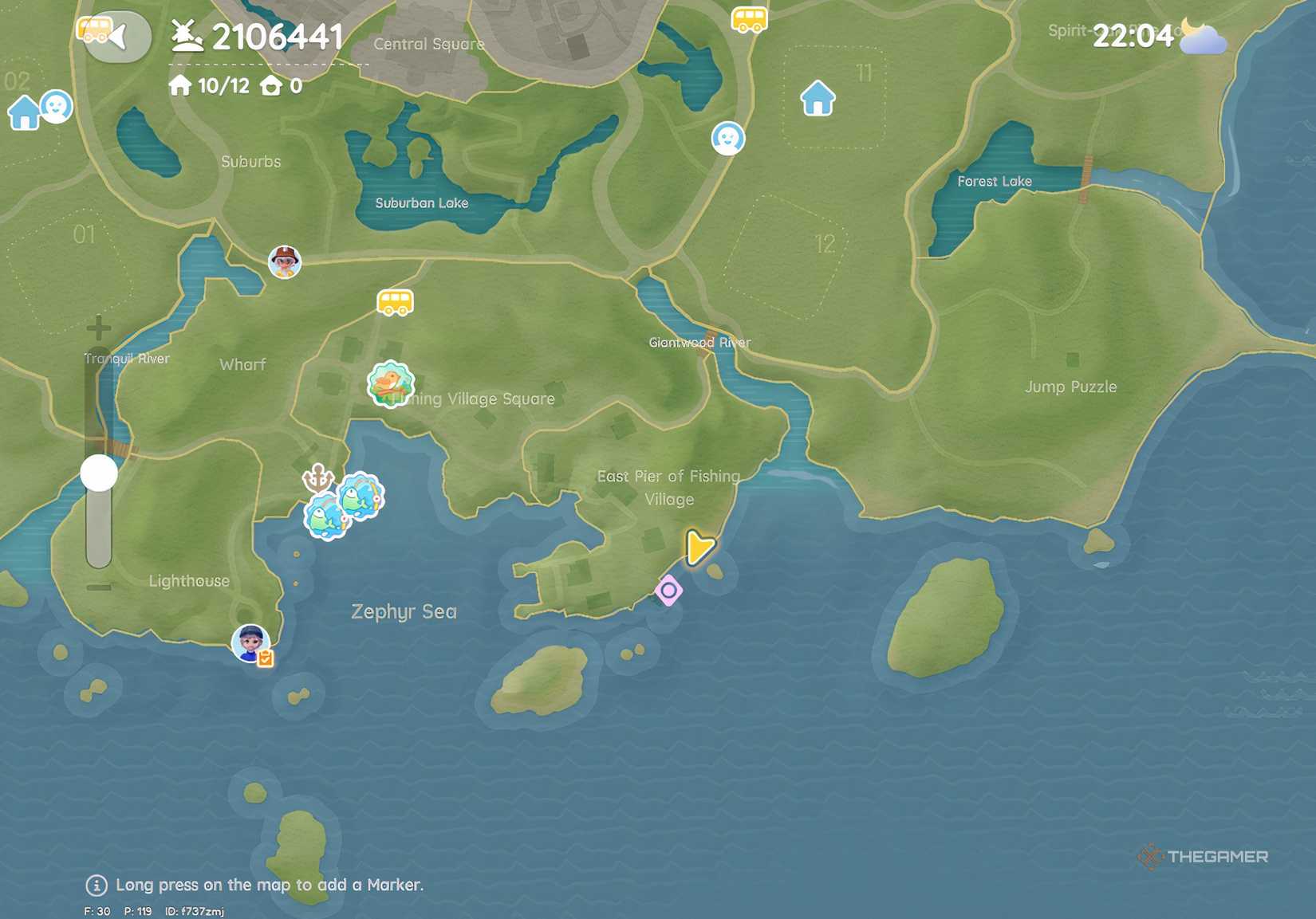 This is the map location of Heartpia Pink Bubble Nine.