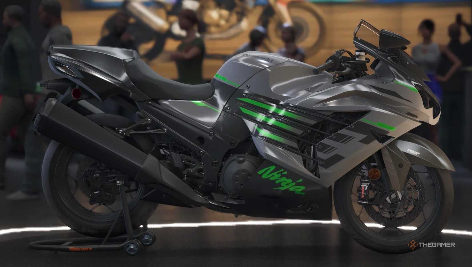 Kawasaki ZZR 1400 bike in Ride 6.