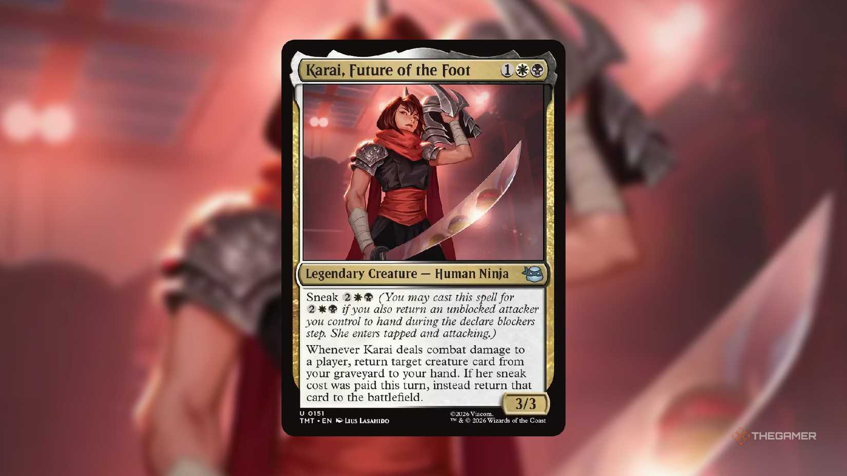 Karai, Future of the Foot MTG card from TMNT.