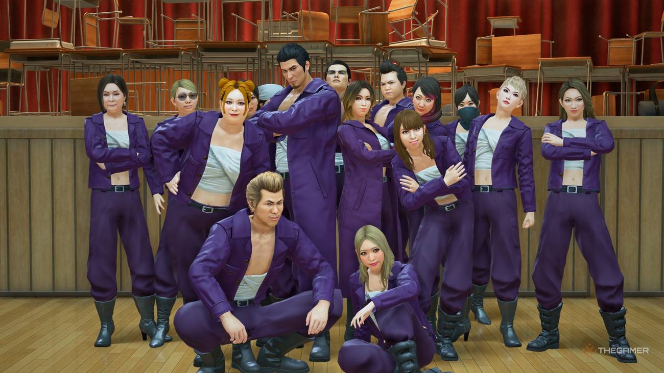 Kiryu and Haisai Girls in Yakuza Kiwami 3.