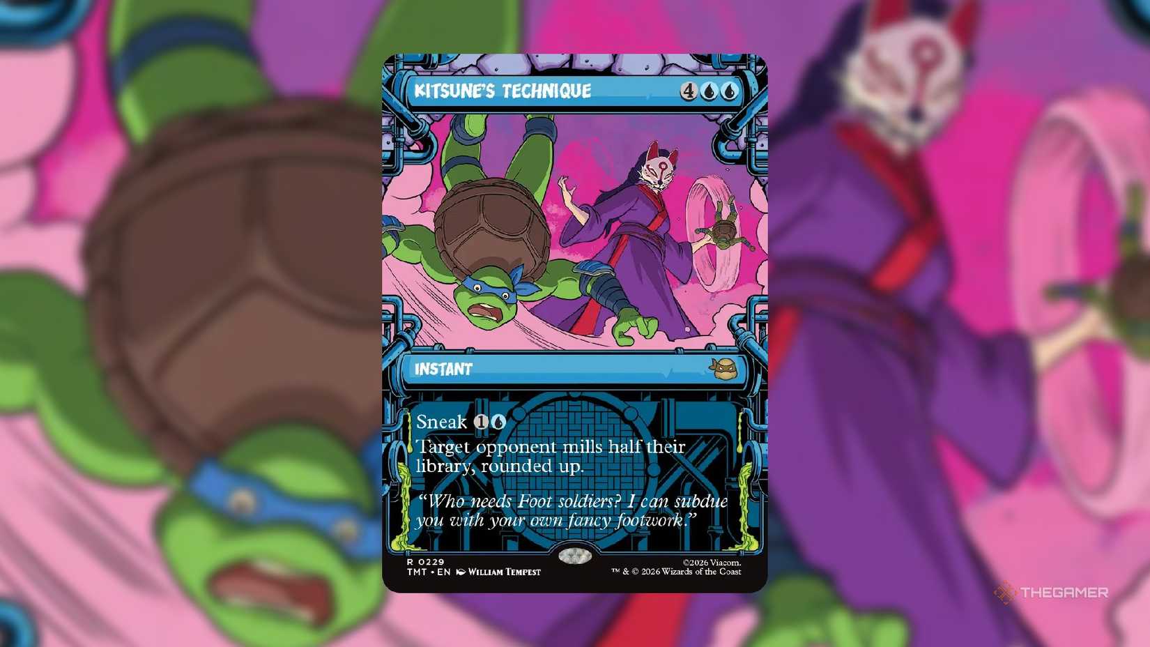 Kitsune's technique MTG card from TMNT.