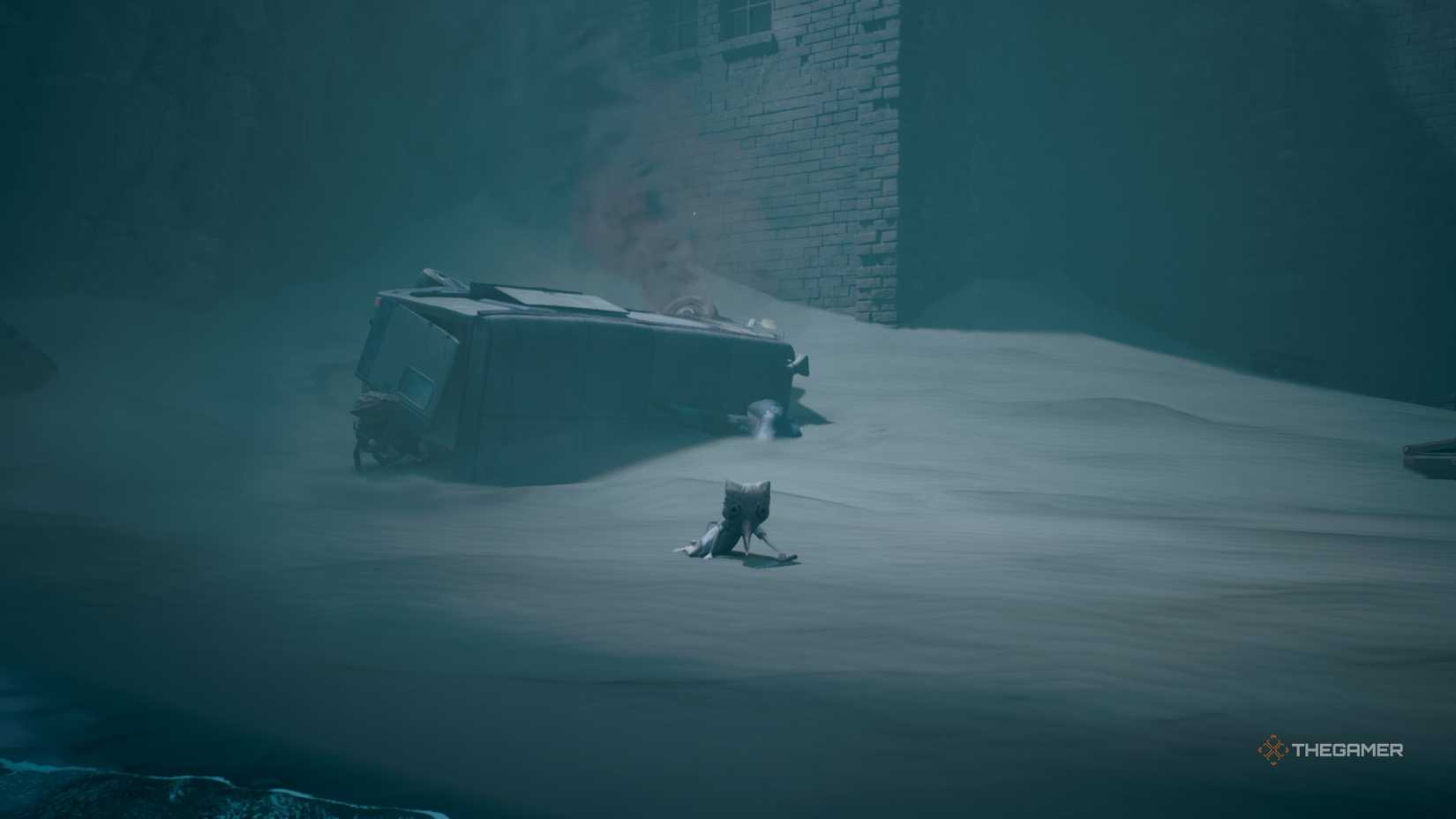 Landing back on the factory beach in Reanimal.