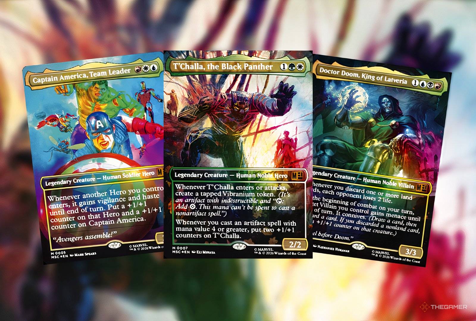 avengers mtg cards MTG: Marvel Super Heroes Commander Deck %20Build%20your%20dream%20super%20team%20of%20Heroes%20and%20Villains%2C%20then%20suit%20them%20up%20with%20iconic%20gear%20and%20unleash%20their%20earthshaking%20abilities A Complete Guide To The