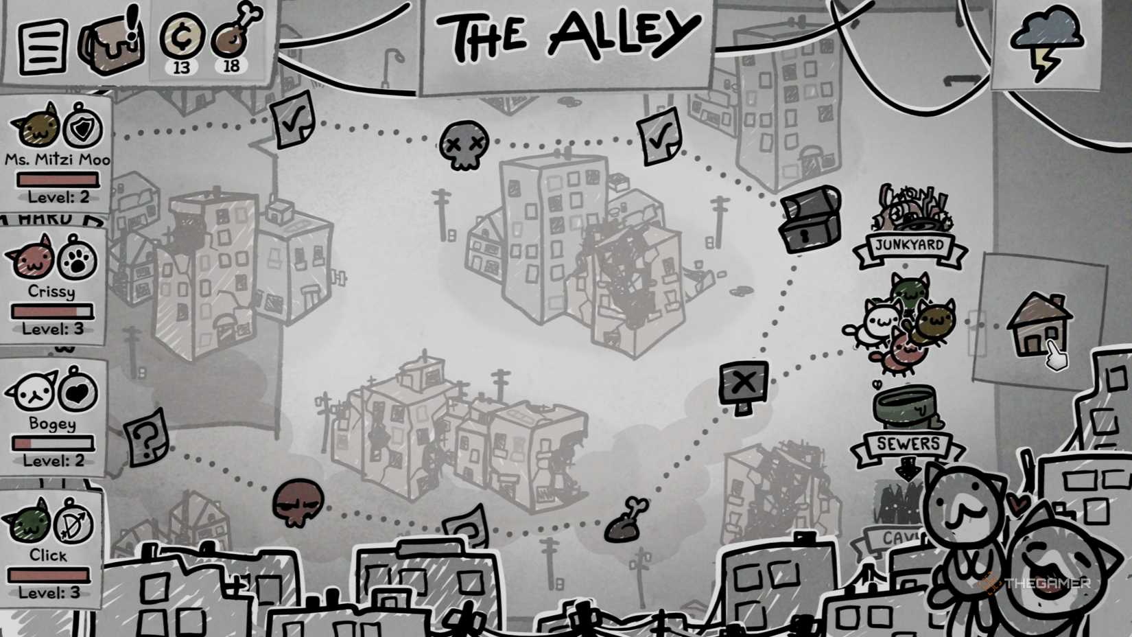 I decided to go home and finish the run early at Mewgenics.