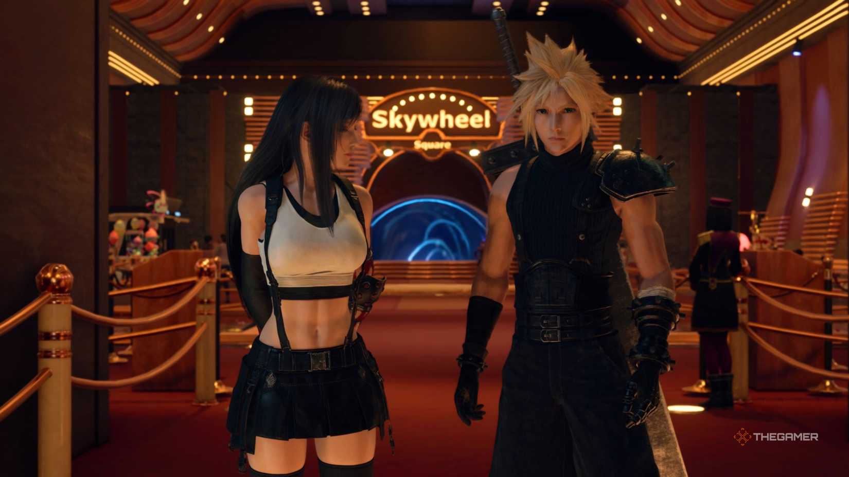 tifa and cloud in final fantasy 7 rebirth.