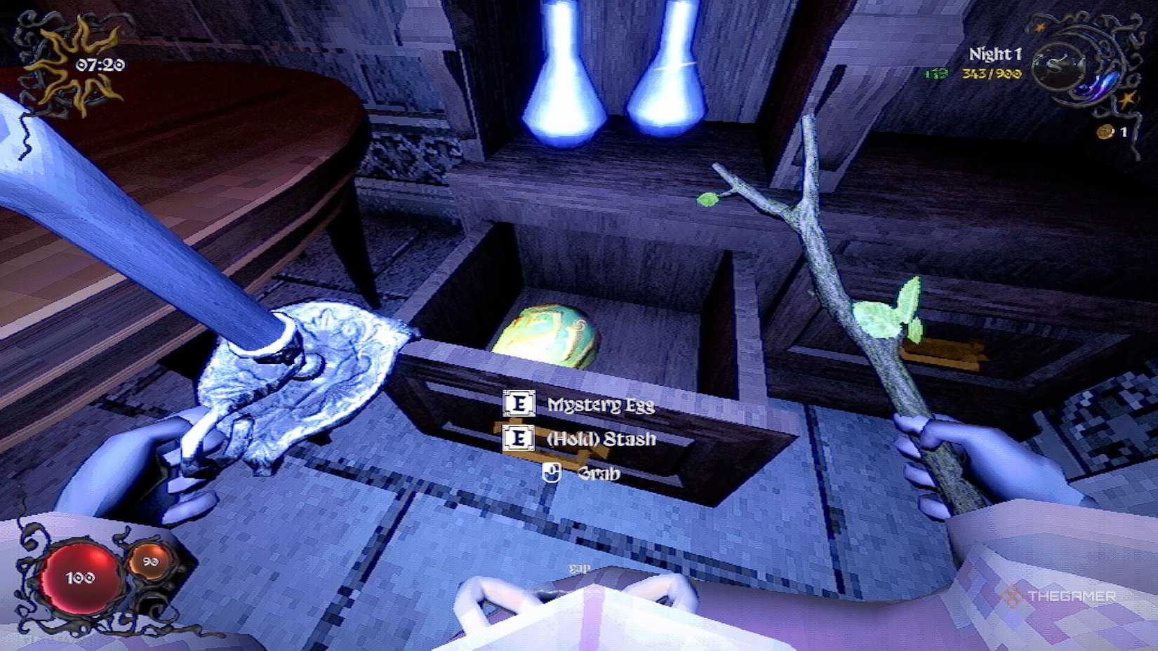 Mystery egg in YapYap drawer.