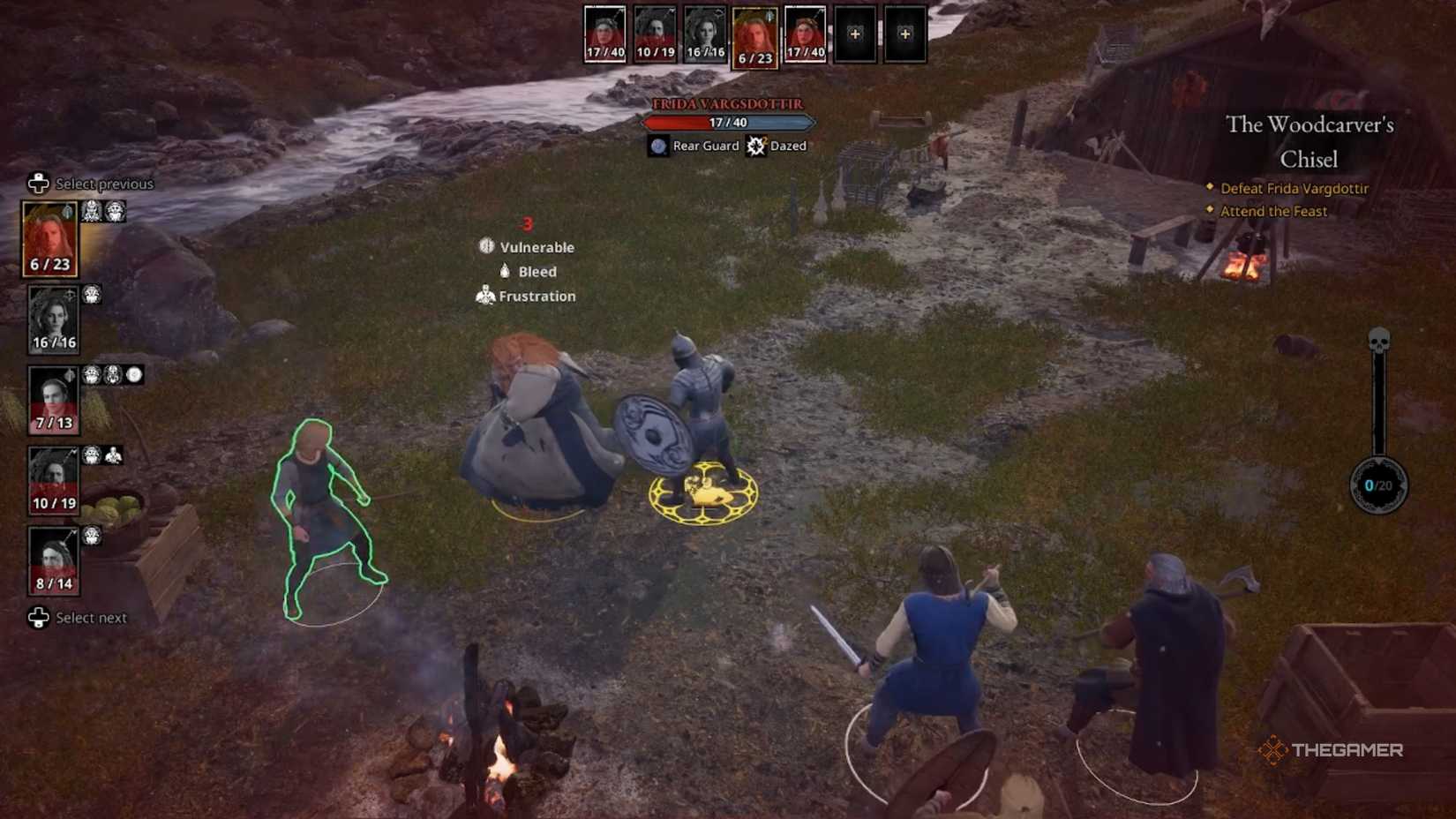 Norse Oath Of Blood Frida fight.