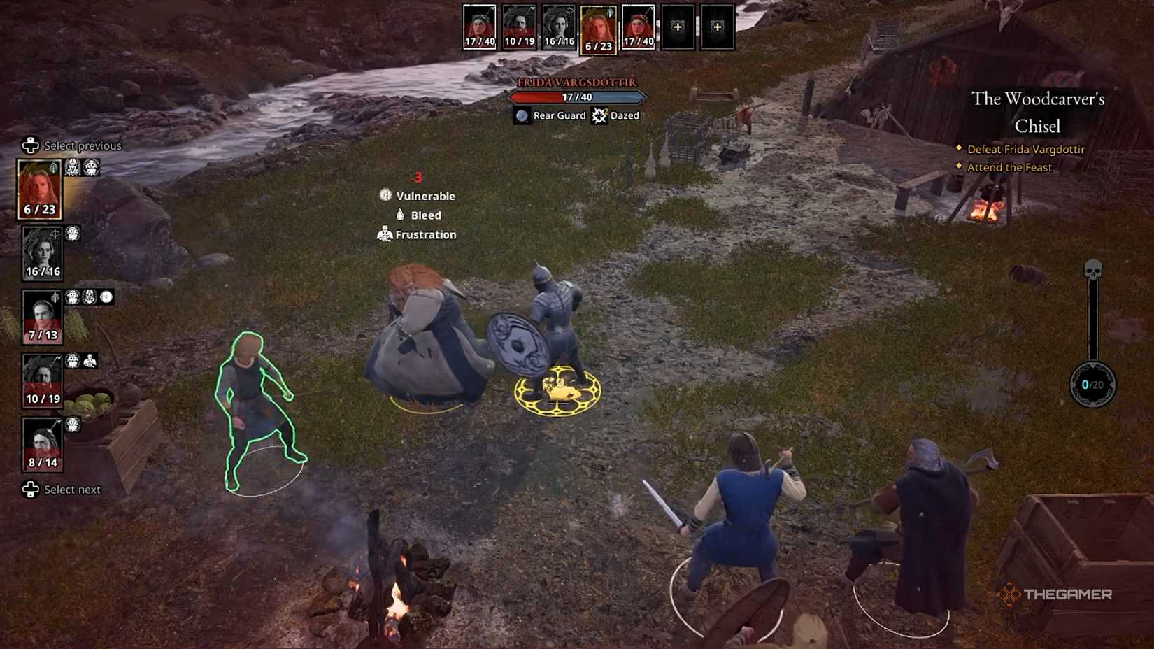 Norse Oath Of Blood Frida fight.