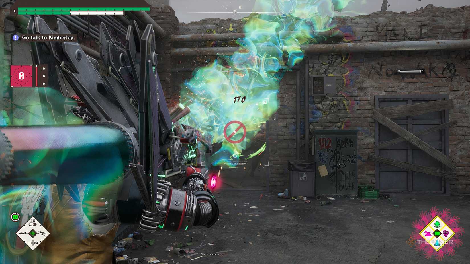 Romeo aiming a rocket launcher in Romeo is a dead man.