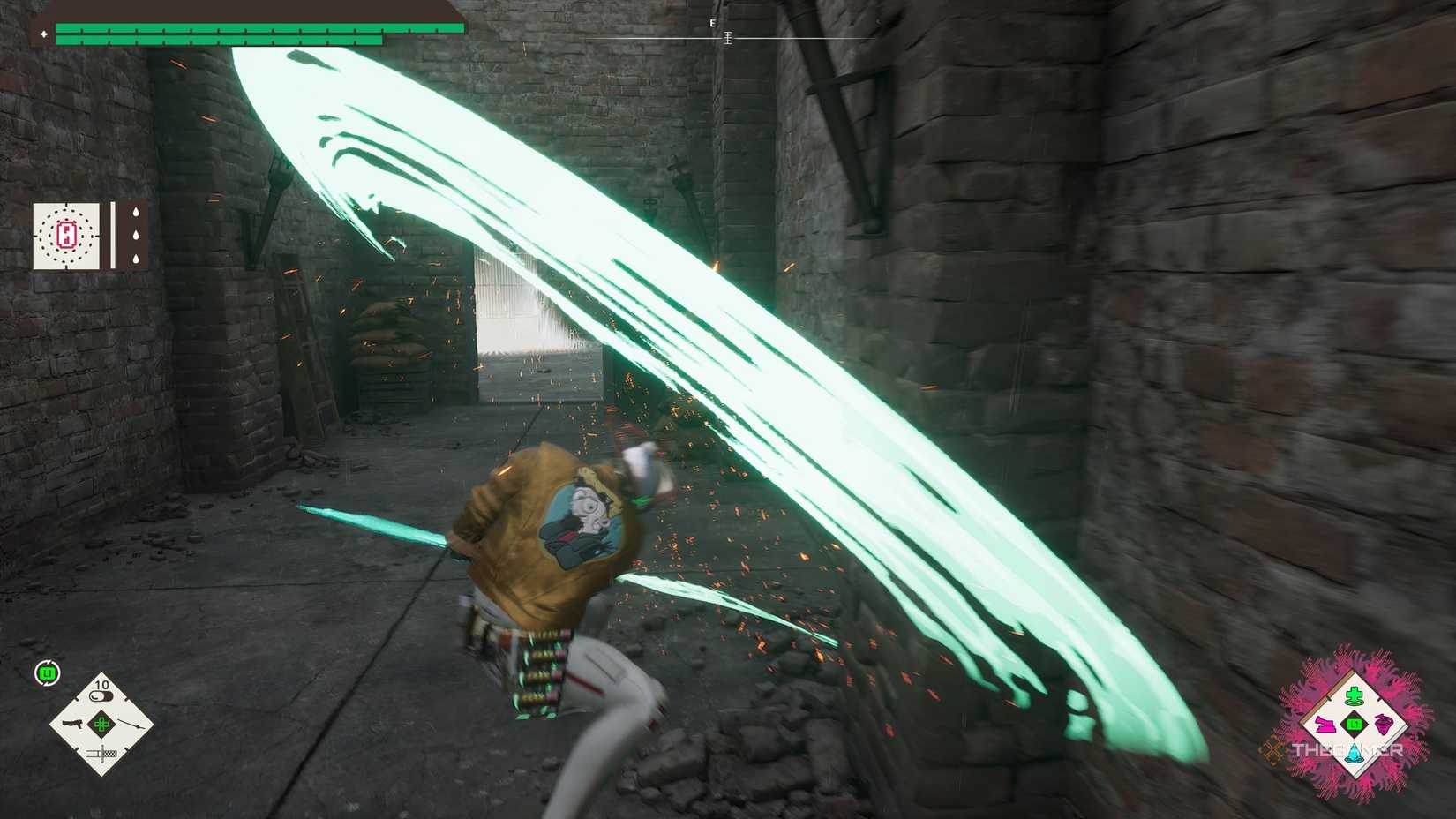 Romeo cutting with a sword in Romeo is a dead man.