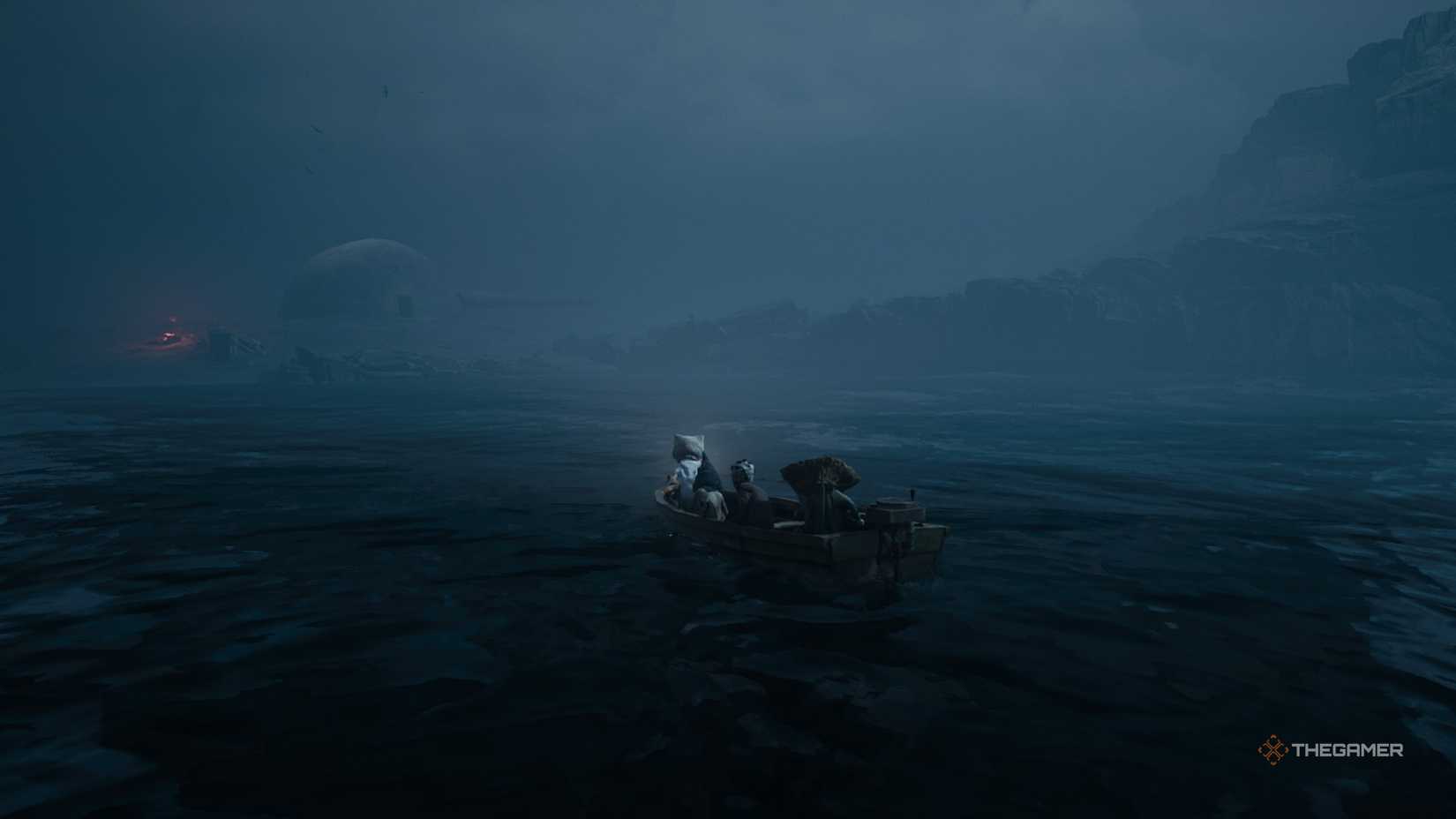 Sailing out to the cannon in Reanimal.