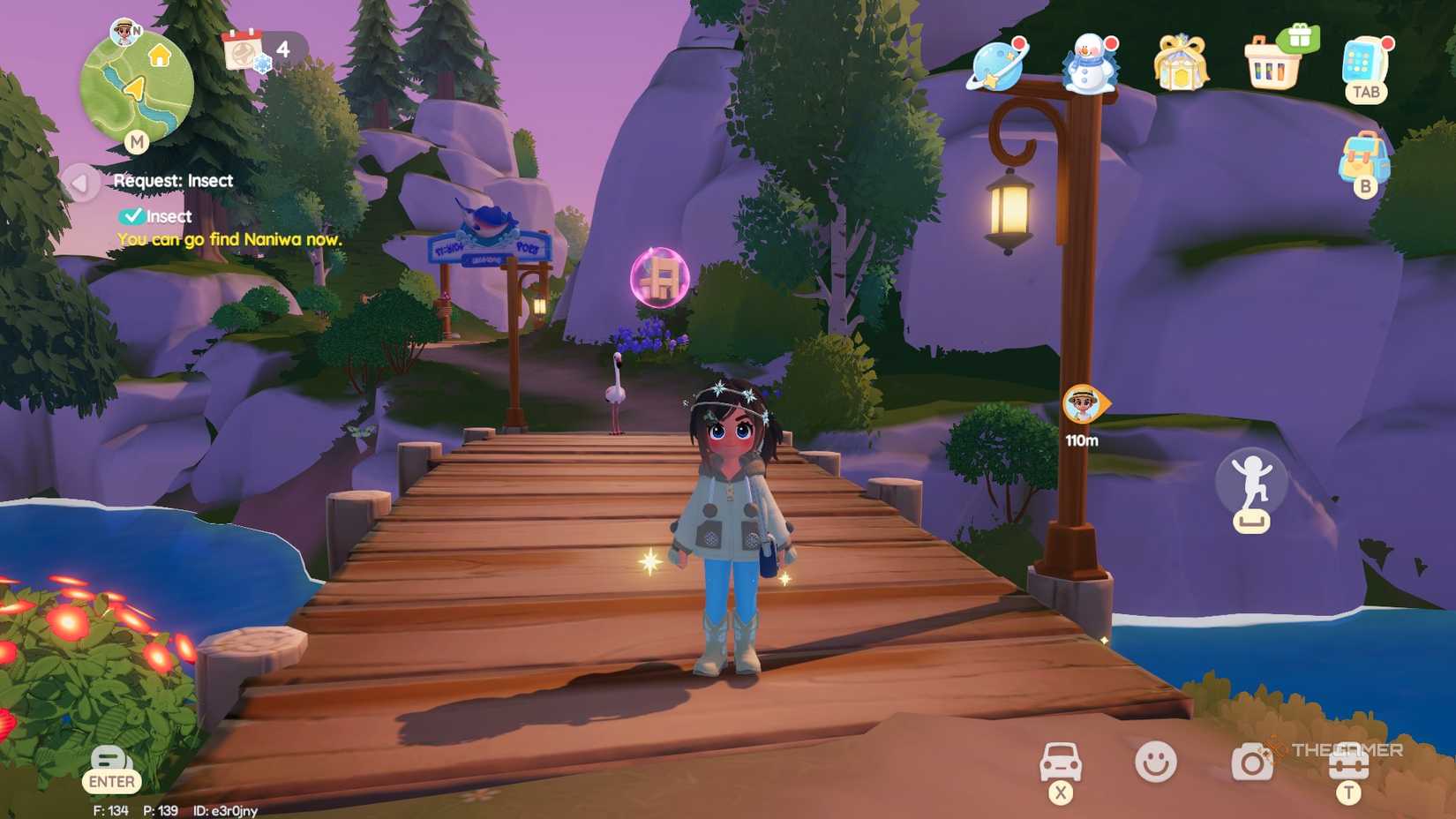 Heartpia Pink Bubble Location 1.