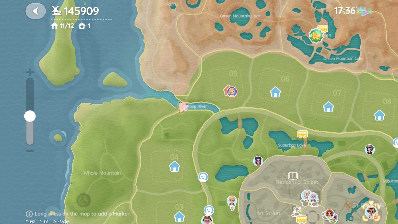 Heartpia Pink Bubble Location 6.