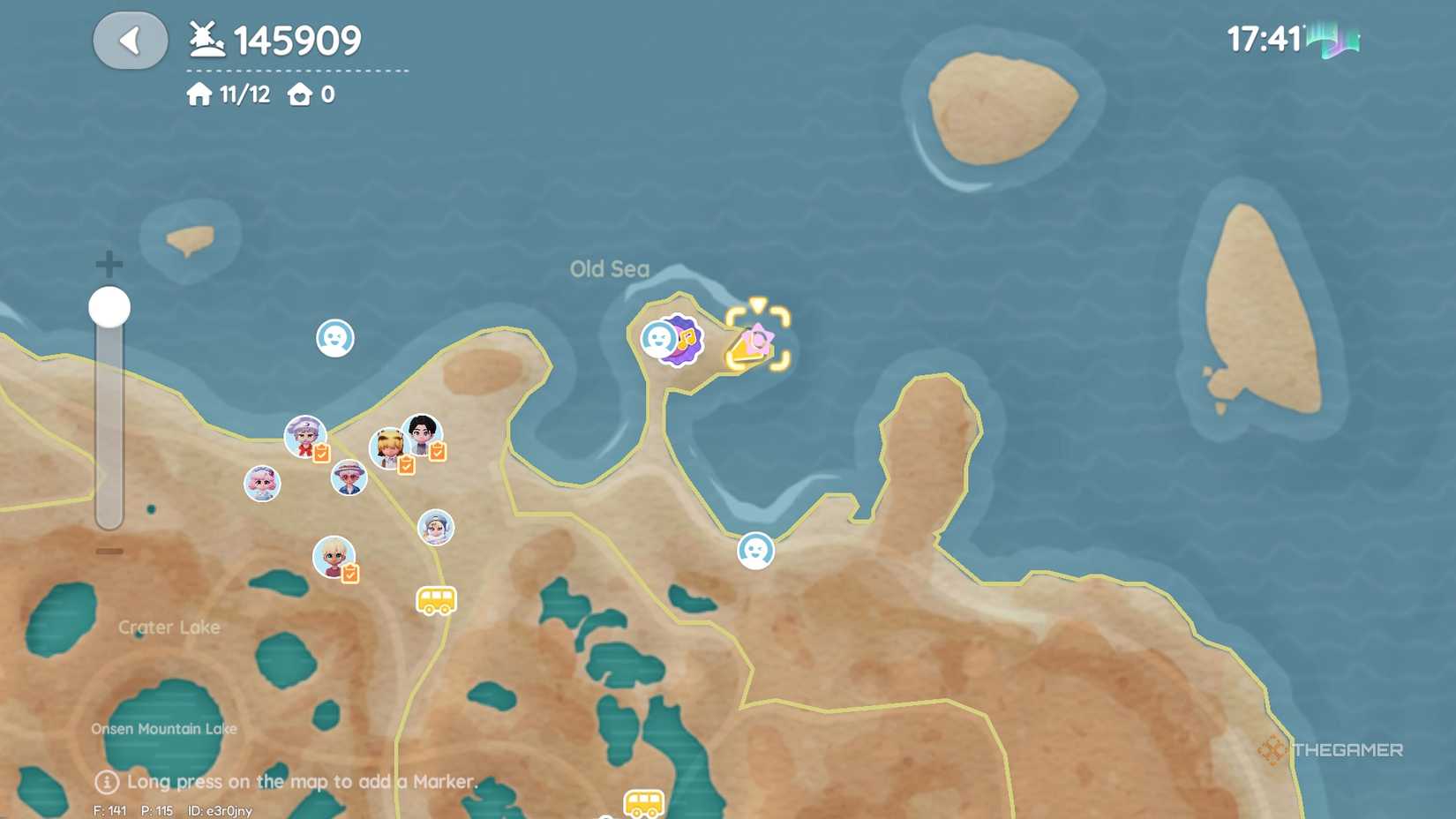 Heartpia pink bubble map location 9.