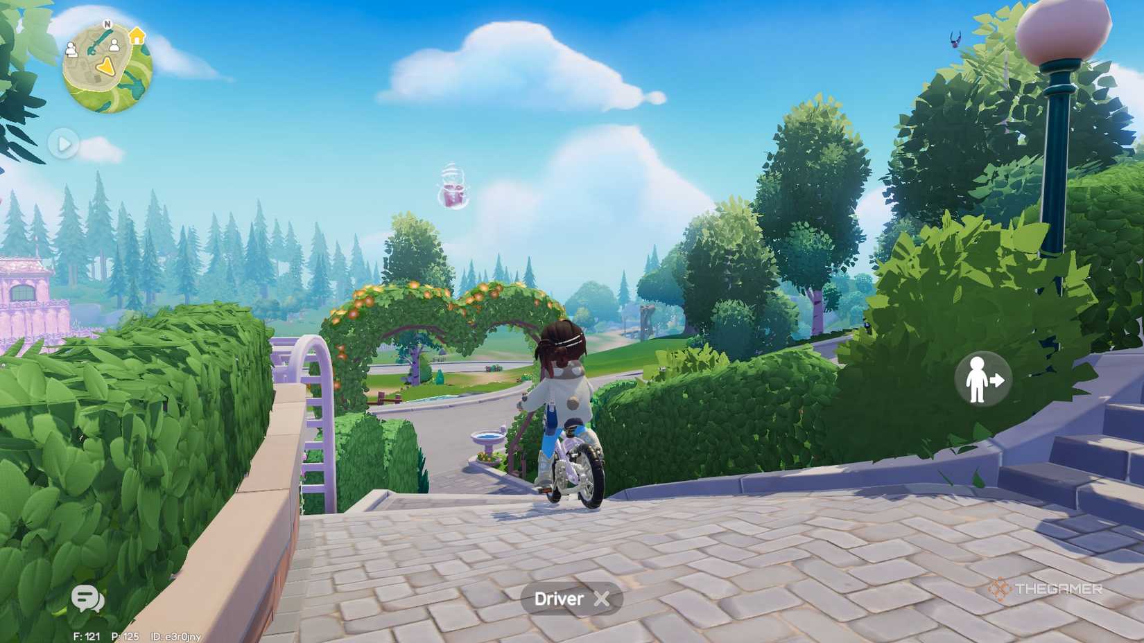 مکان حباب آدم برفی Heartopia 1.