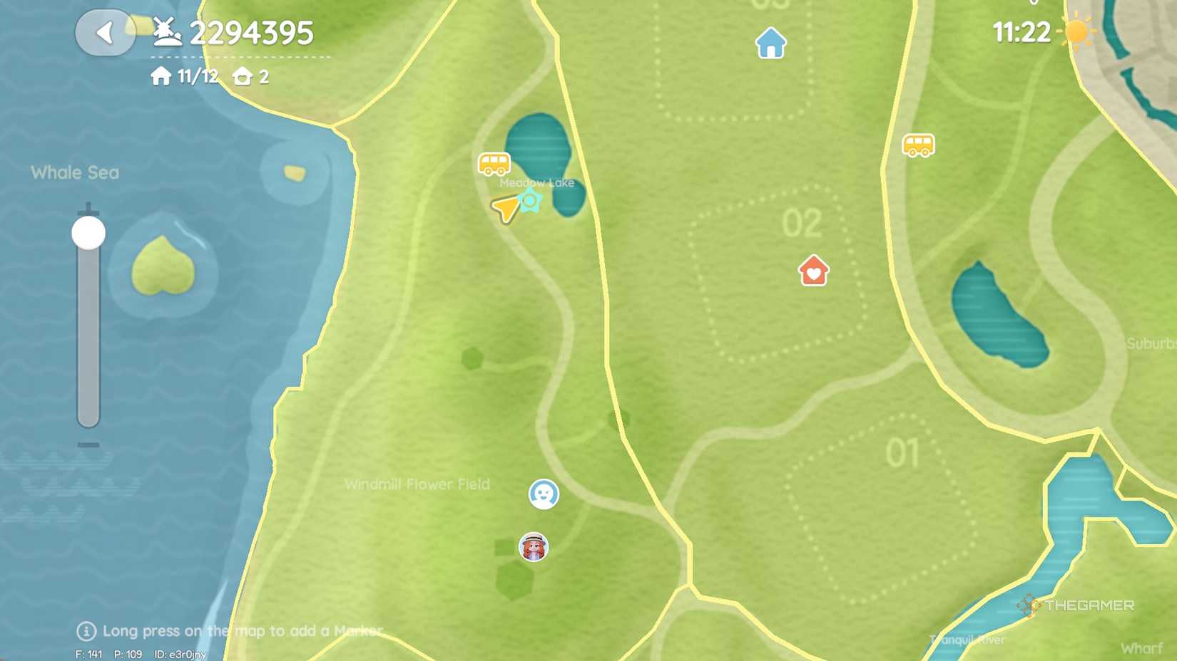 نقشه حباب آدم برفی Heartopia 7.