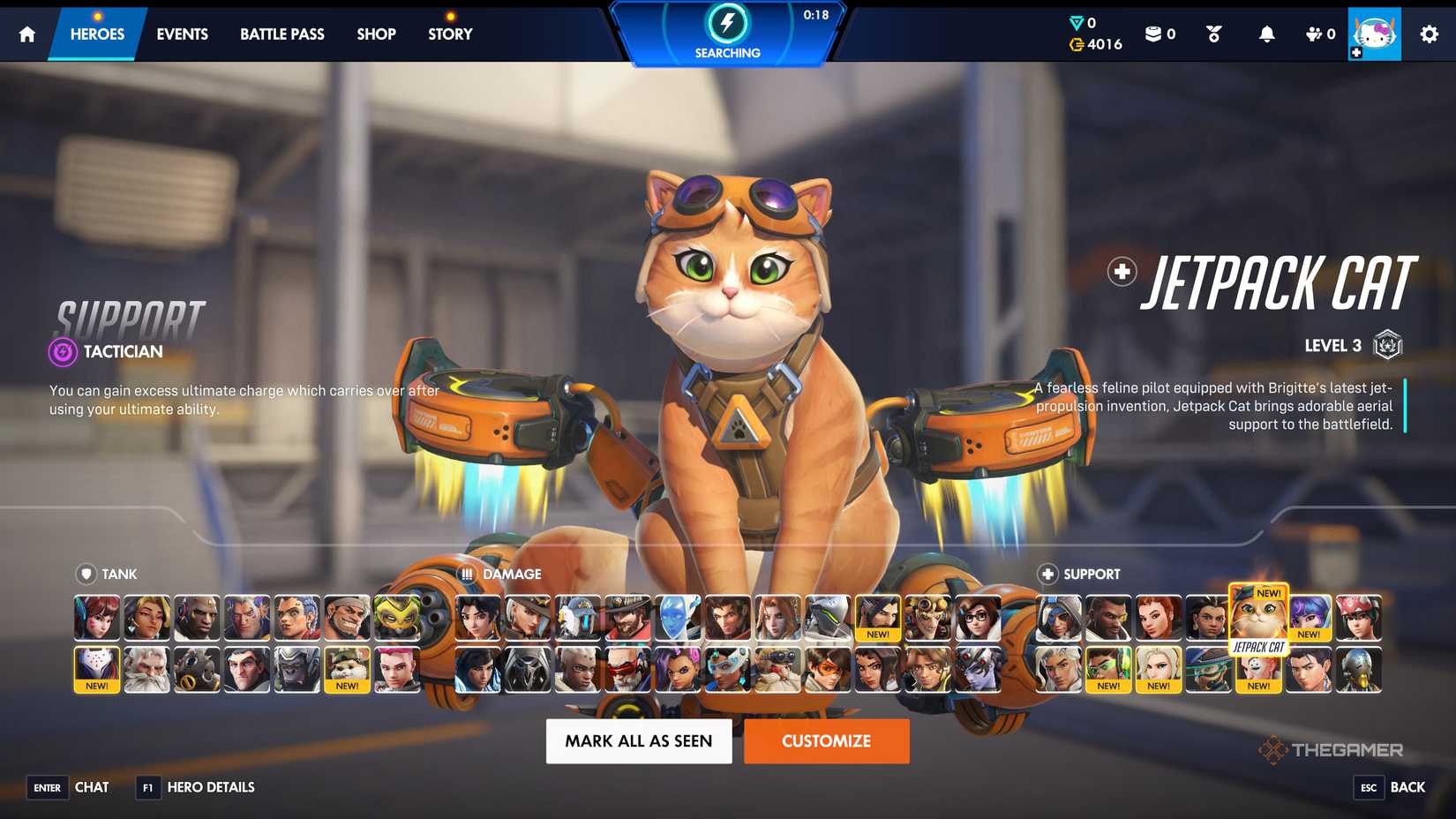 How To Play Jetpack Cat In Overwatch