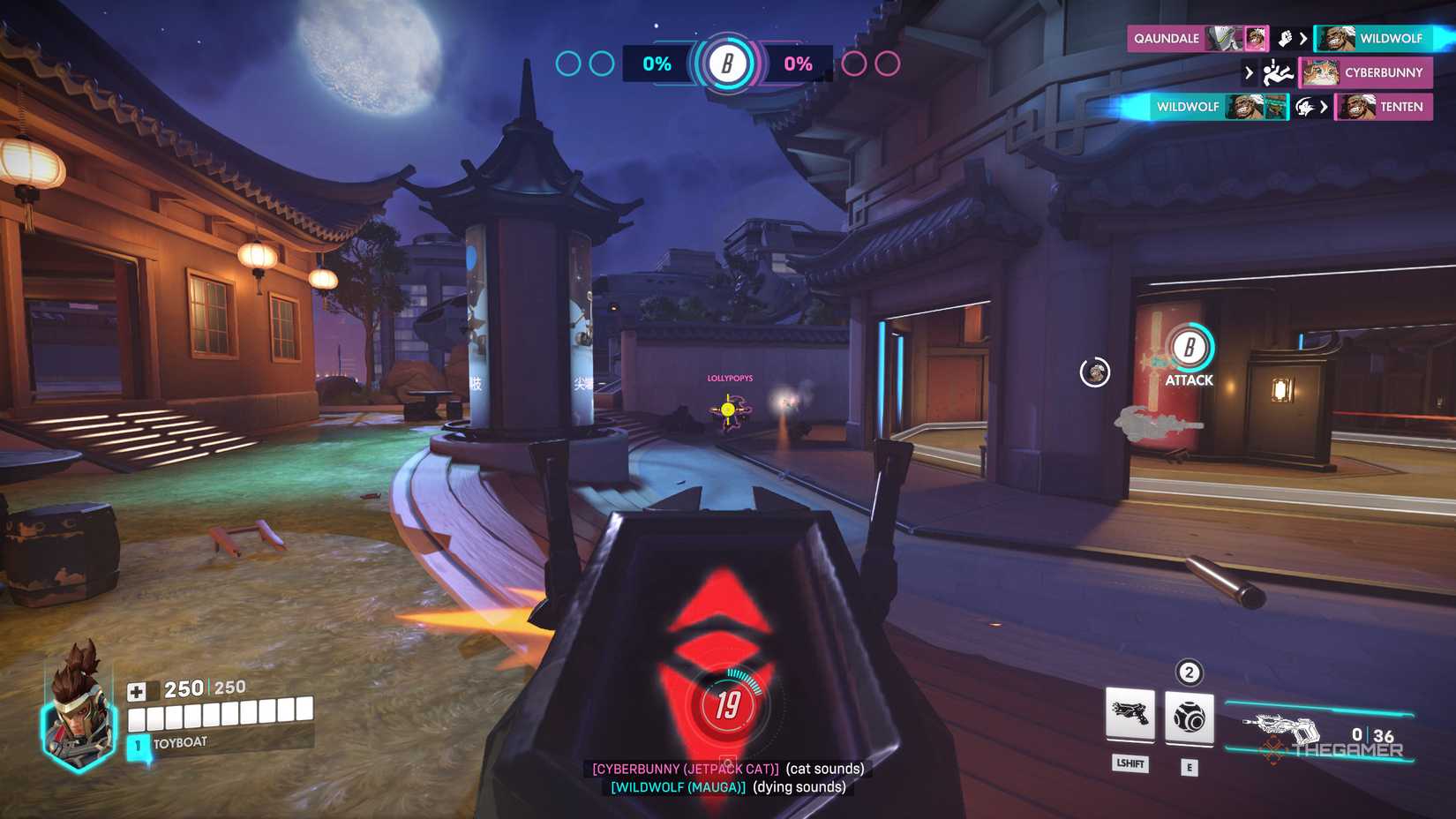 Emre defeats enemies in Overwatch.