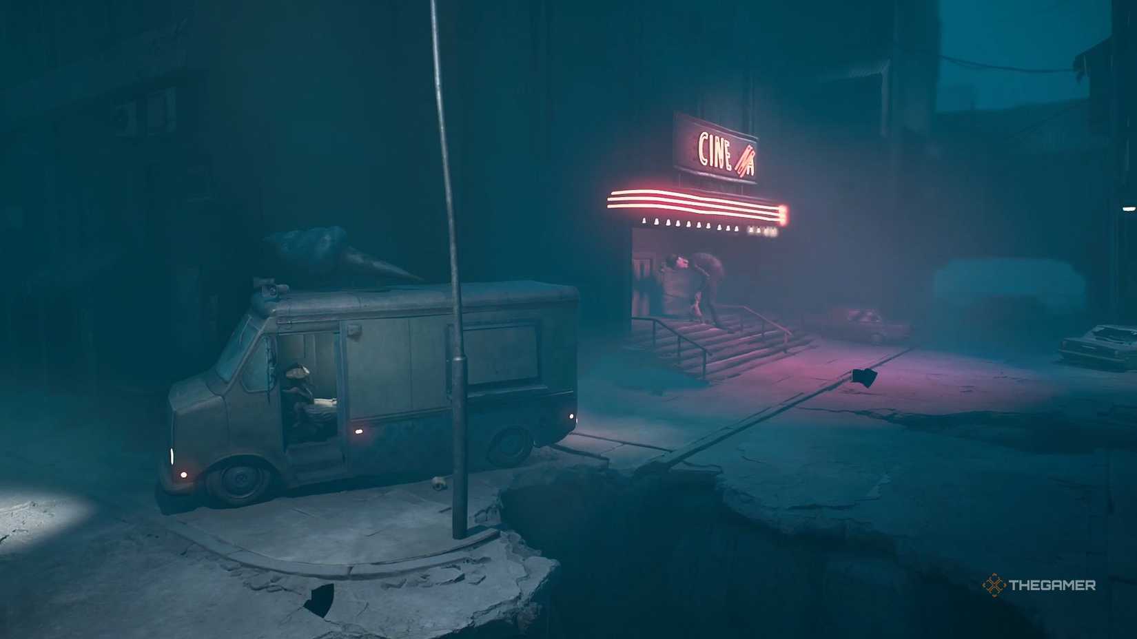 Sniffer taking your friend to the Cinema in Reanimal.