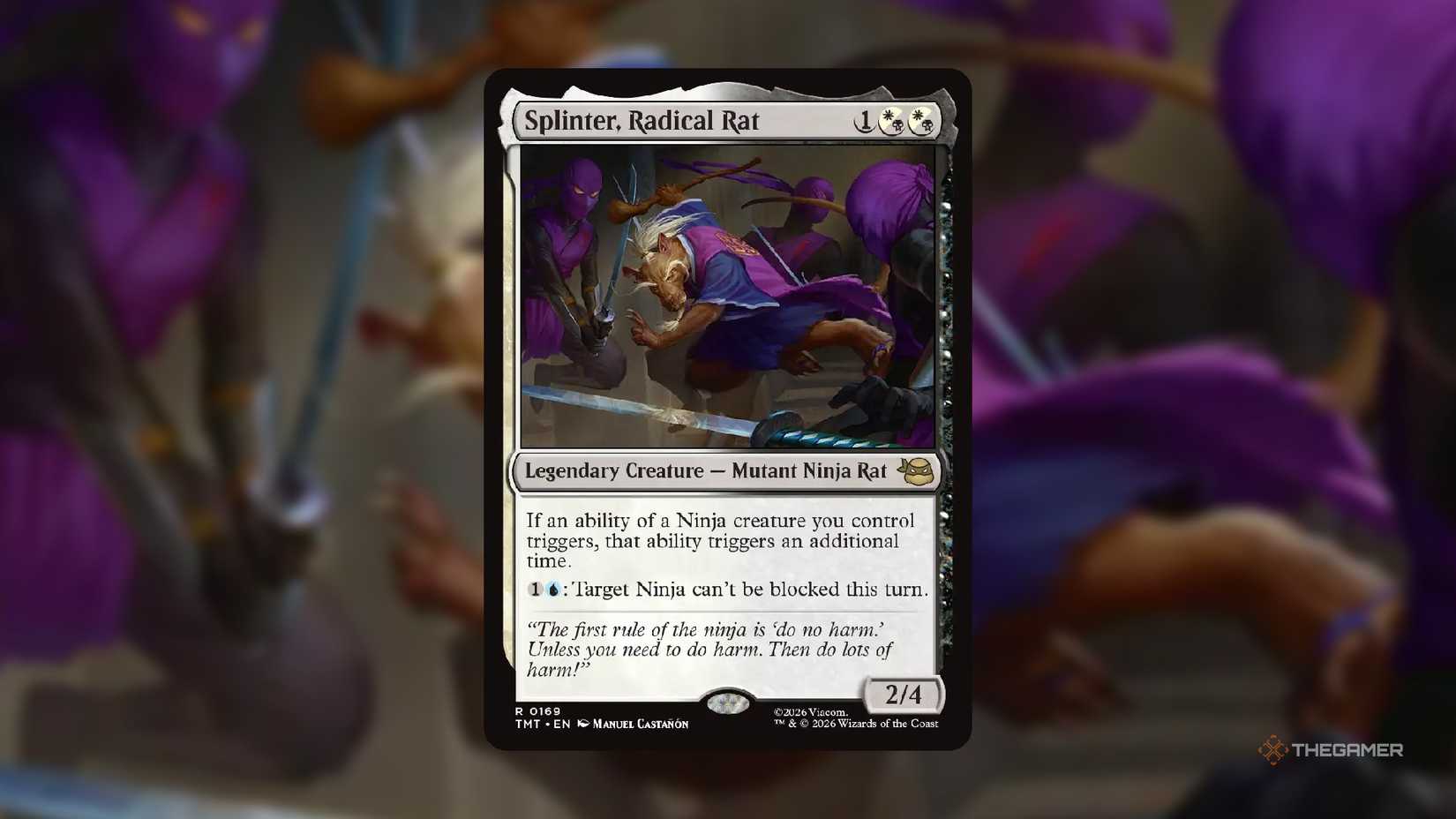mtg splinter cards Commander EDH Deck Splinter, Radical Rat 100 Magic Custom Deck Ninjas Teenage Mutant Ninja Turtles TMNT When Splinter Splinterfright | Magic: the Gathering