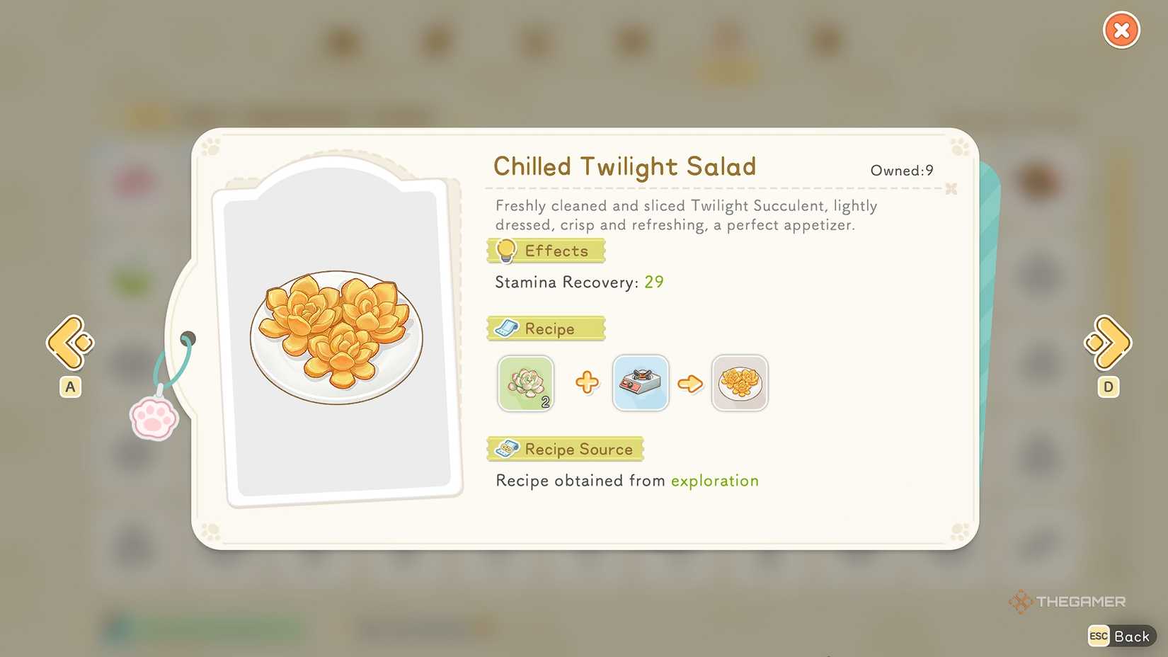 Starsand Island's Cold Twilight Salad Recipe.