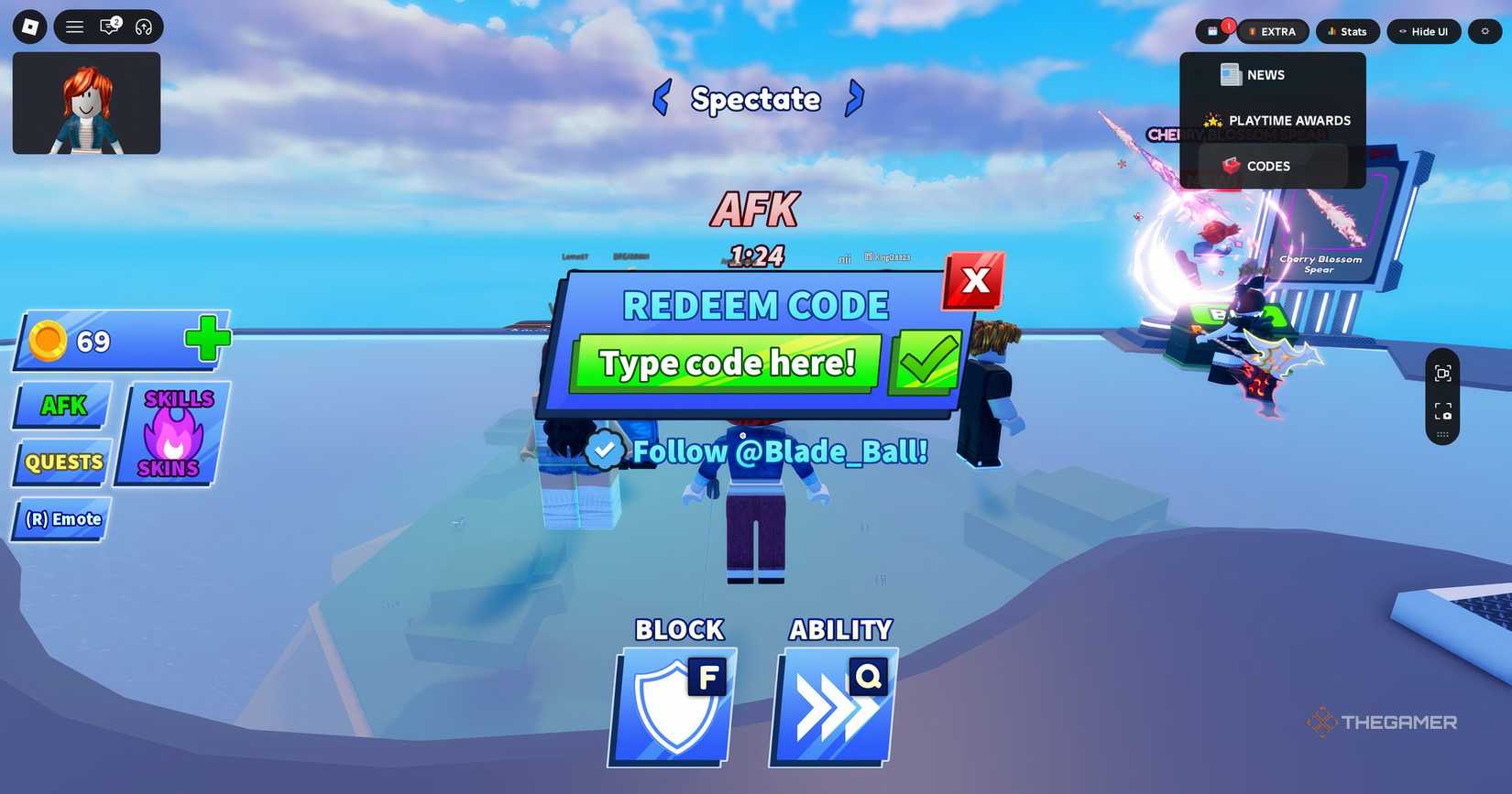 All Active Blade Ball Codes And How To Redeem Them In Roblox