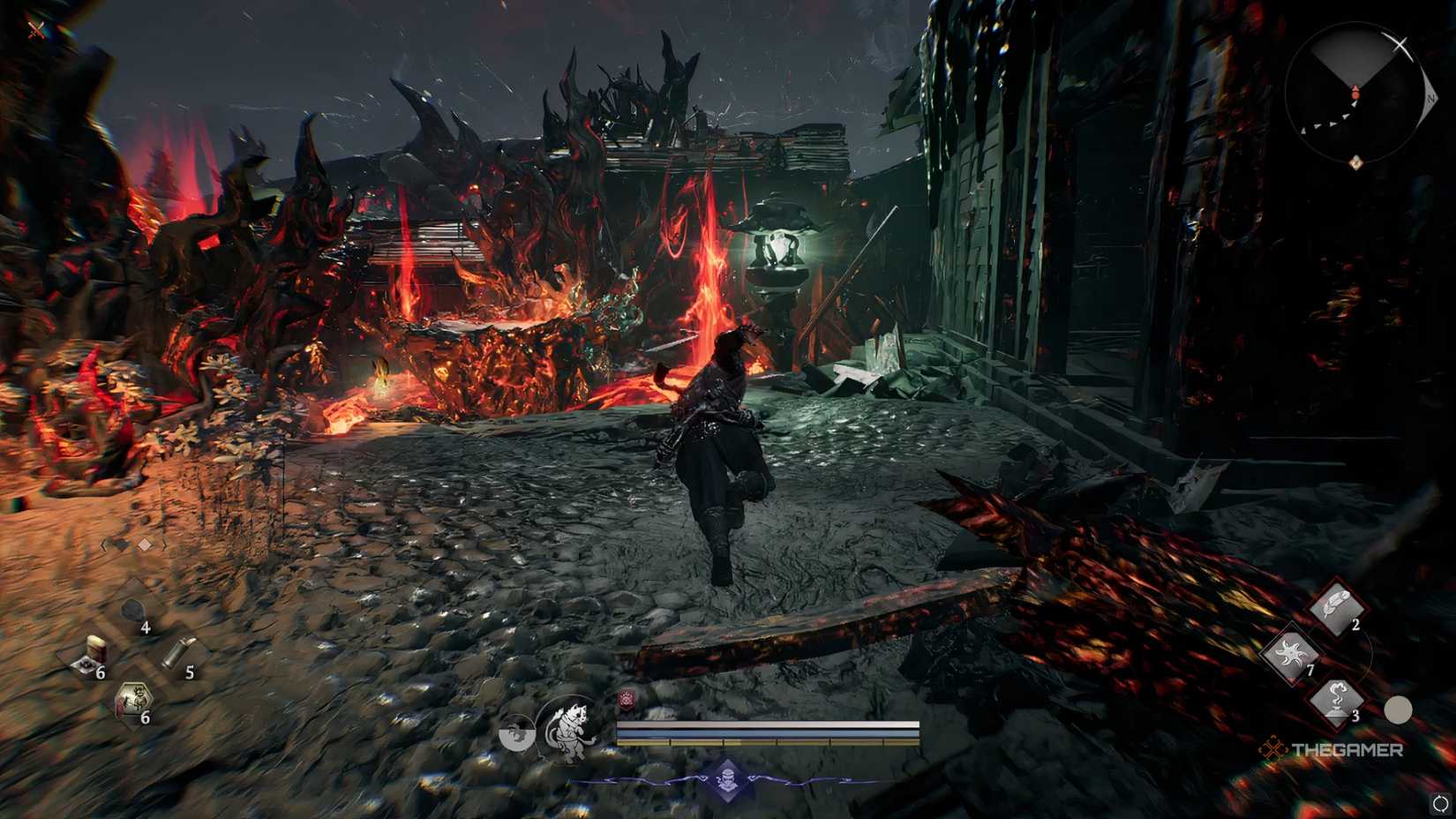 First guide to get Running Water skill secret text in Nioh 3.