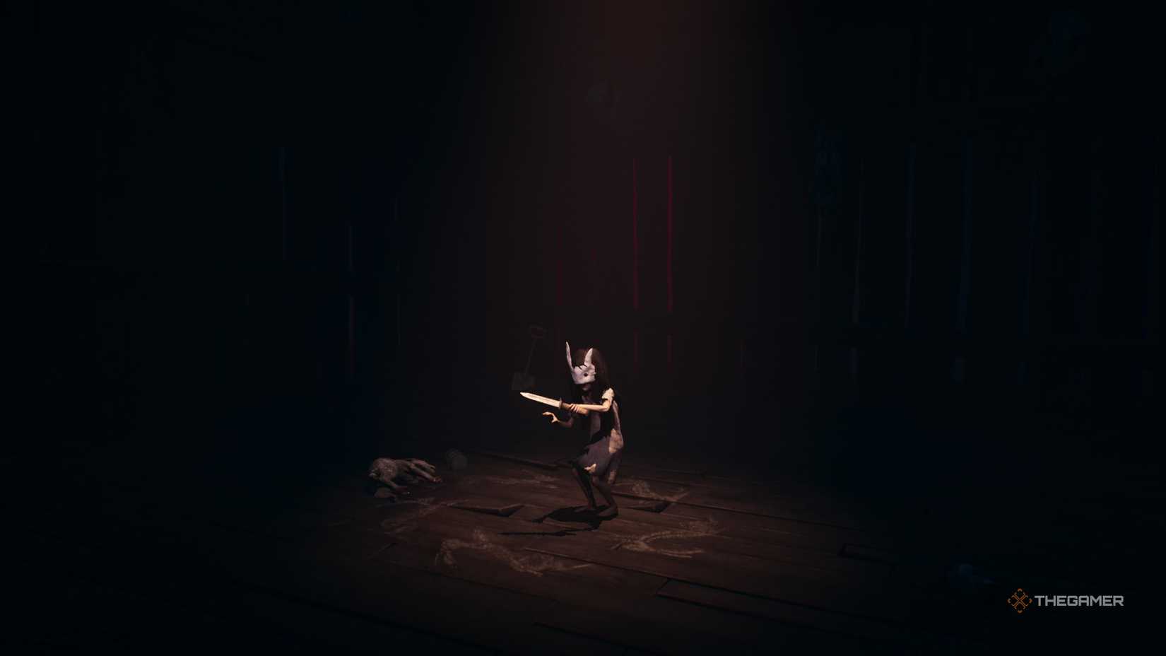 The little girl with her knife in Reanimal.