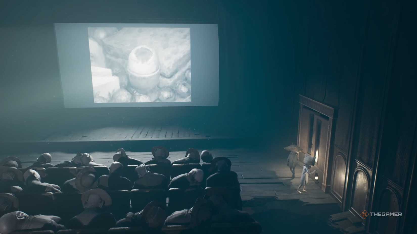 The orphans in the cinema in Reanimal.