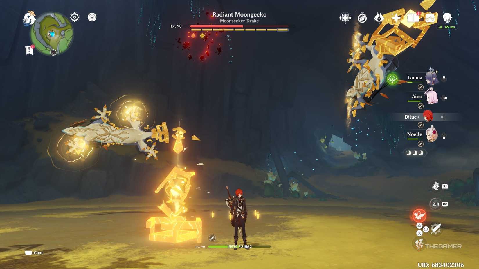 How To Defeat The Radiant Moongecko In Genshin Impact