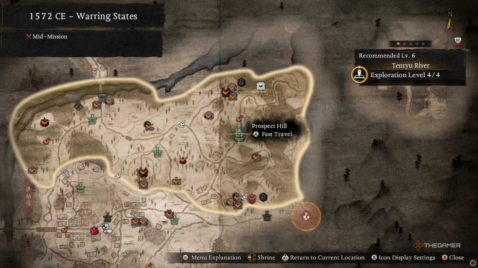 The starting map location to get the Unshakable skill in Nioh 3.