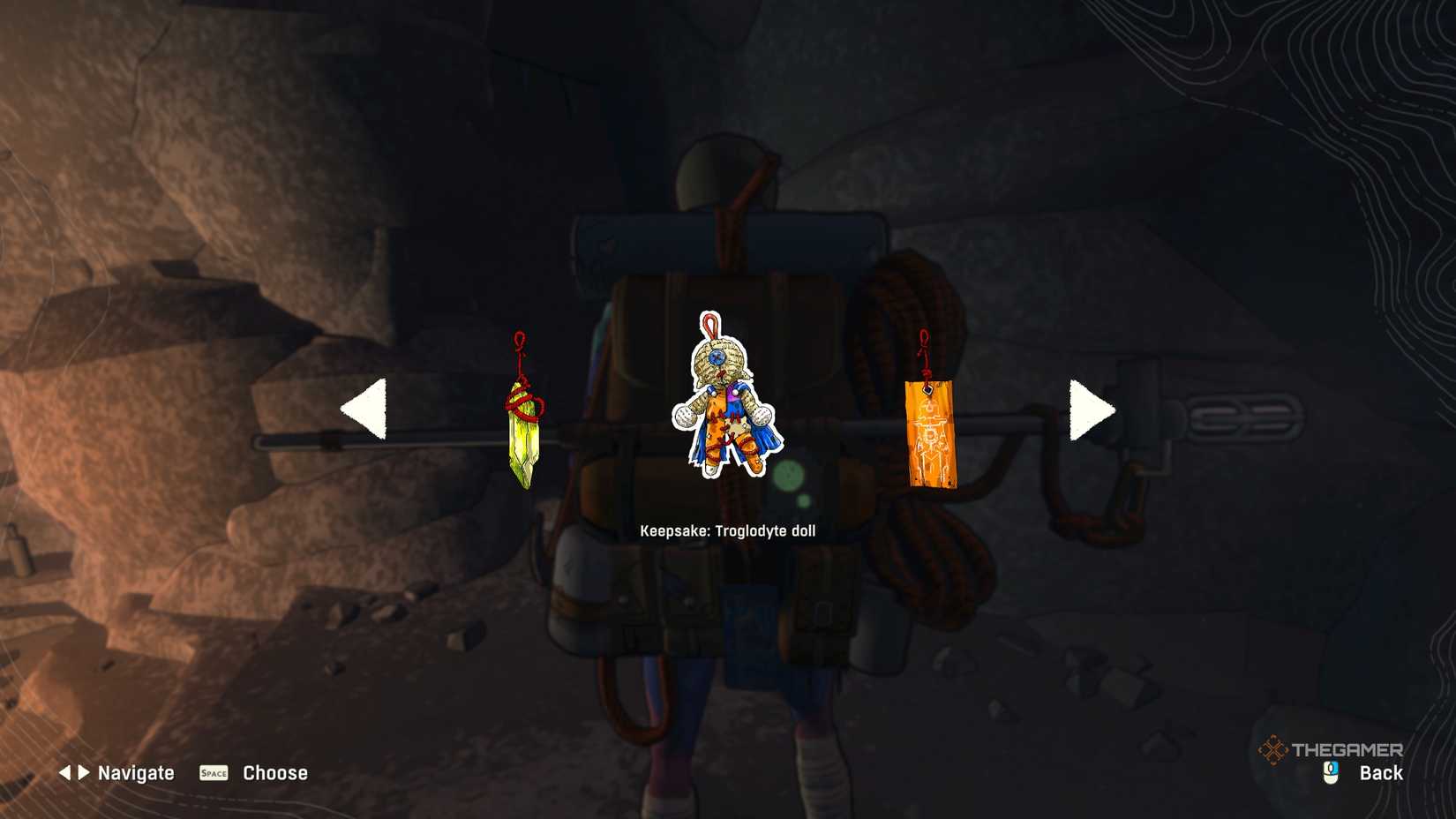 Troglodyte doll for keepsake in Cairn.