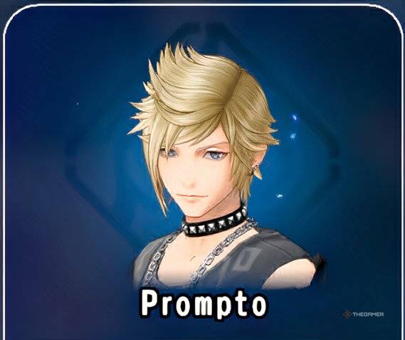Prompto profile picture in Dissidia Duellum Final Fantasy.