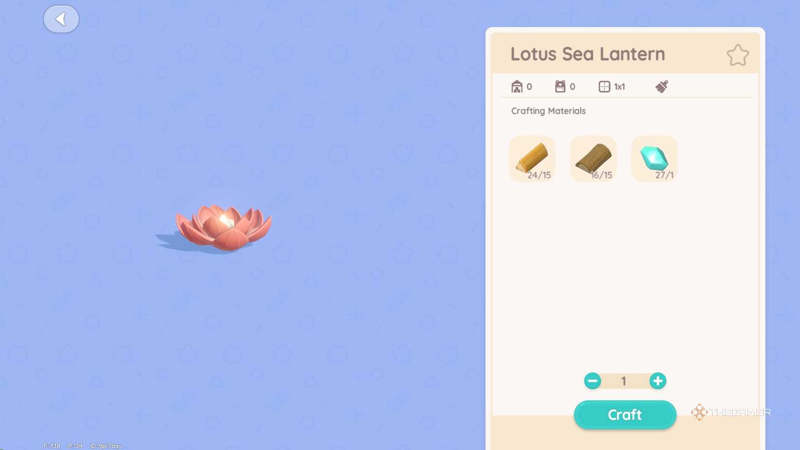 A character participating in the Sea Lantern event in Heartopia.