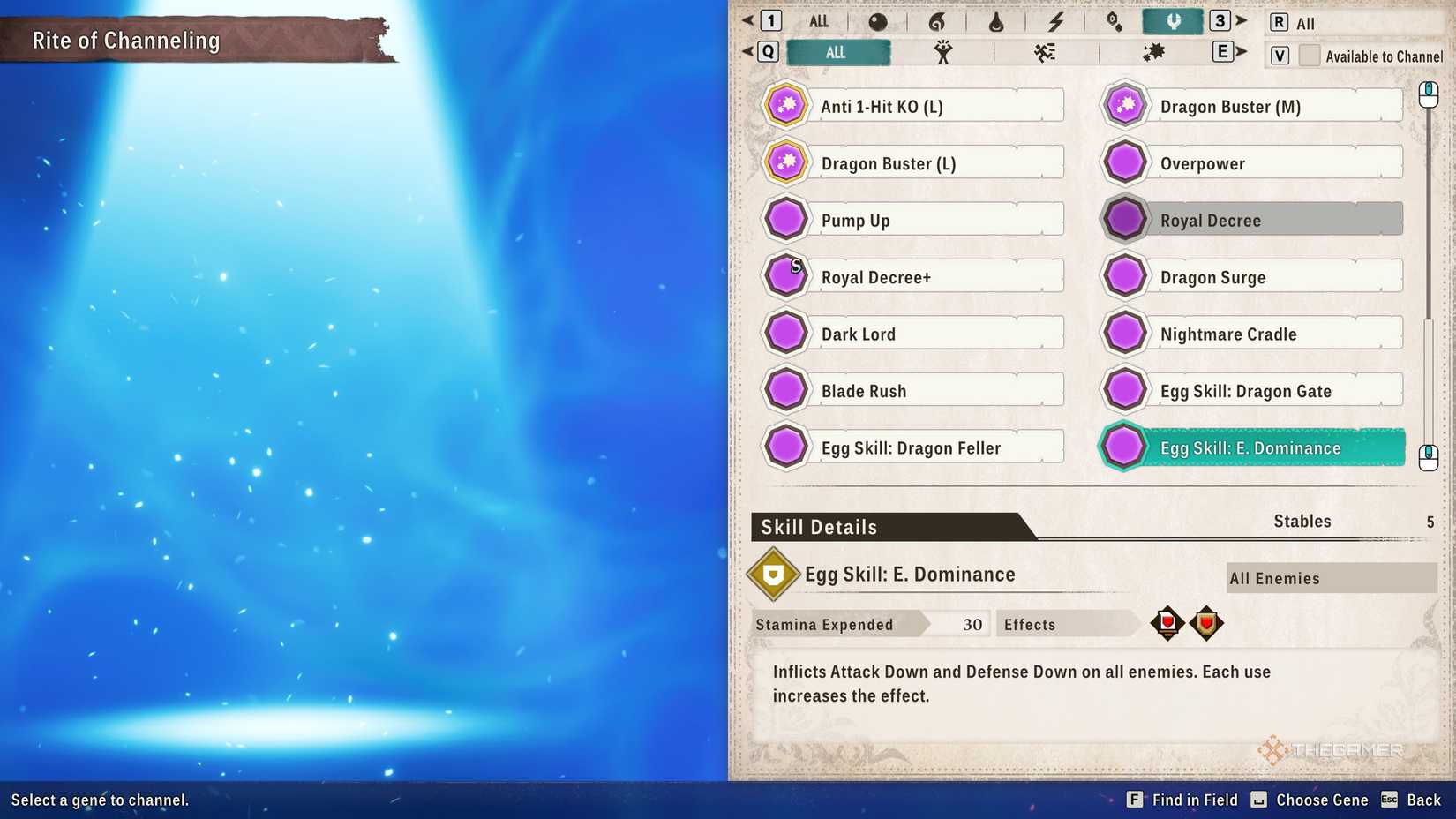 Dragon Egg Skills e. Mastery in Monster Hunter Stories 3.