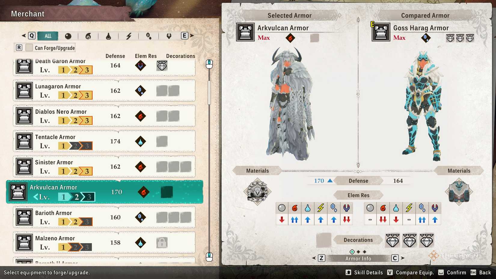 The Arkvulcan armor can be found in the crafting menu in Monster Hunter Stories 3.