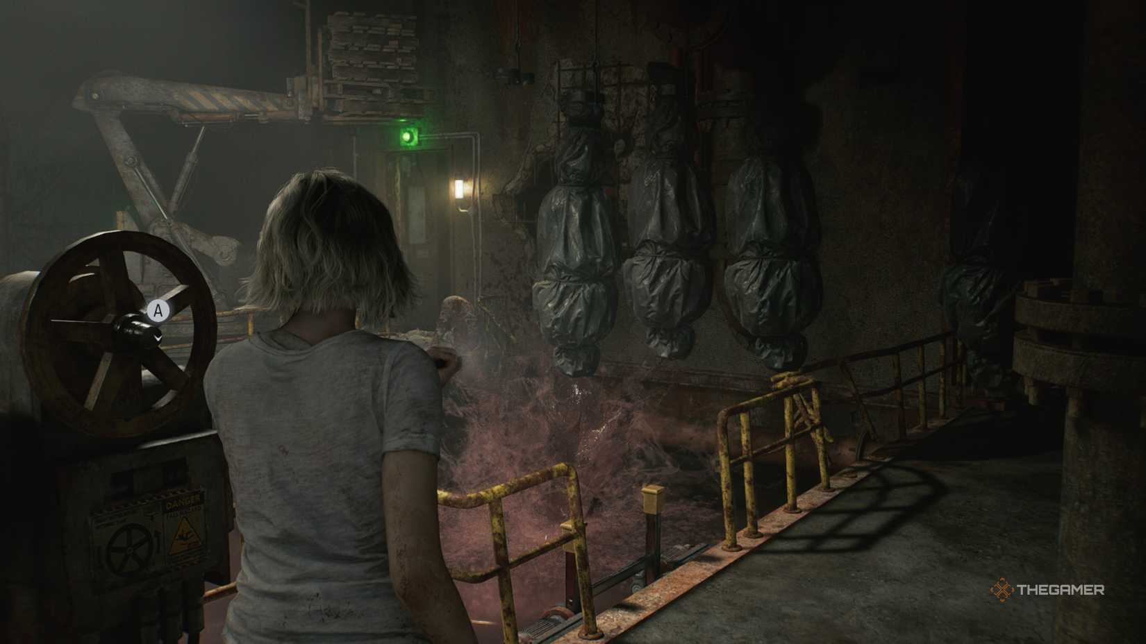 A player who completes the final puzzle in Resident Evil Requiem.