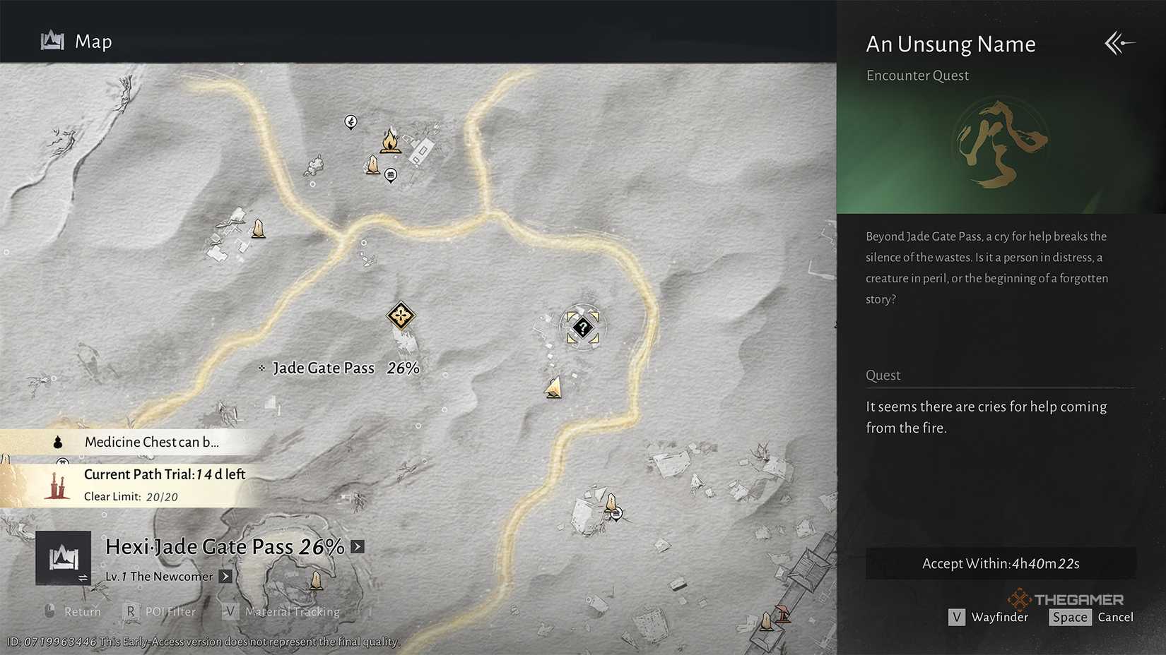 Where To Find The Branch's Items During An Unsung Name In Where Winds Meet