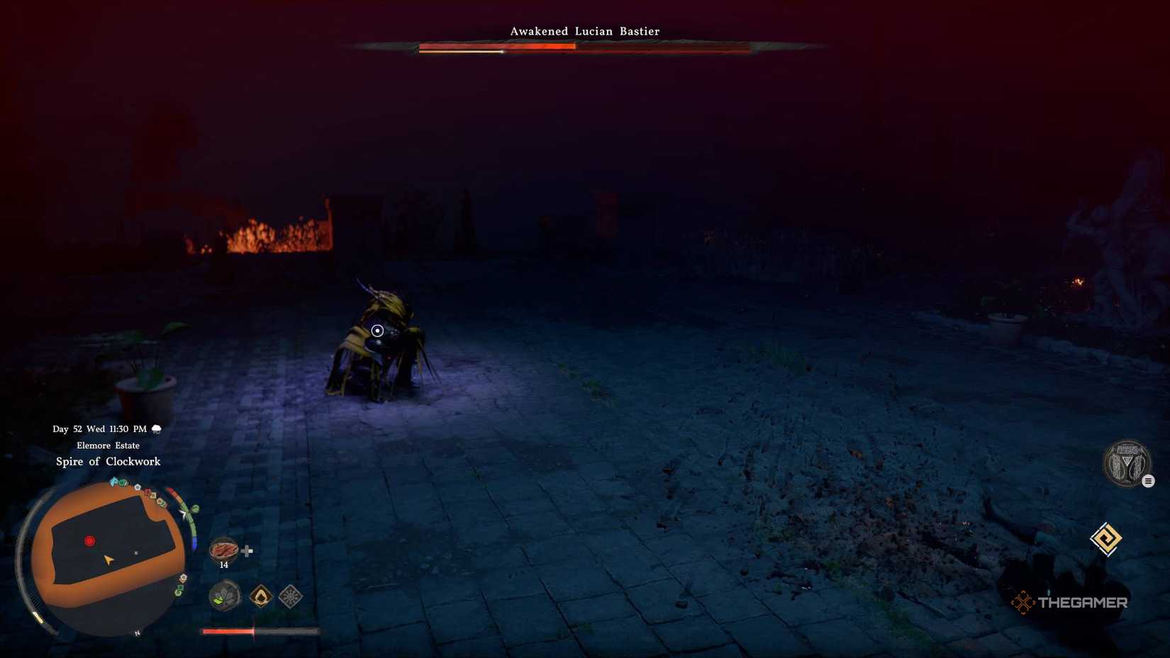 Awakened Lucian Bastier in Crimson Desert, dash.