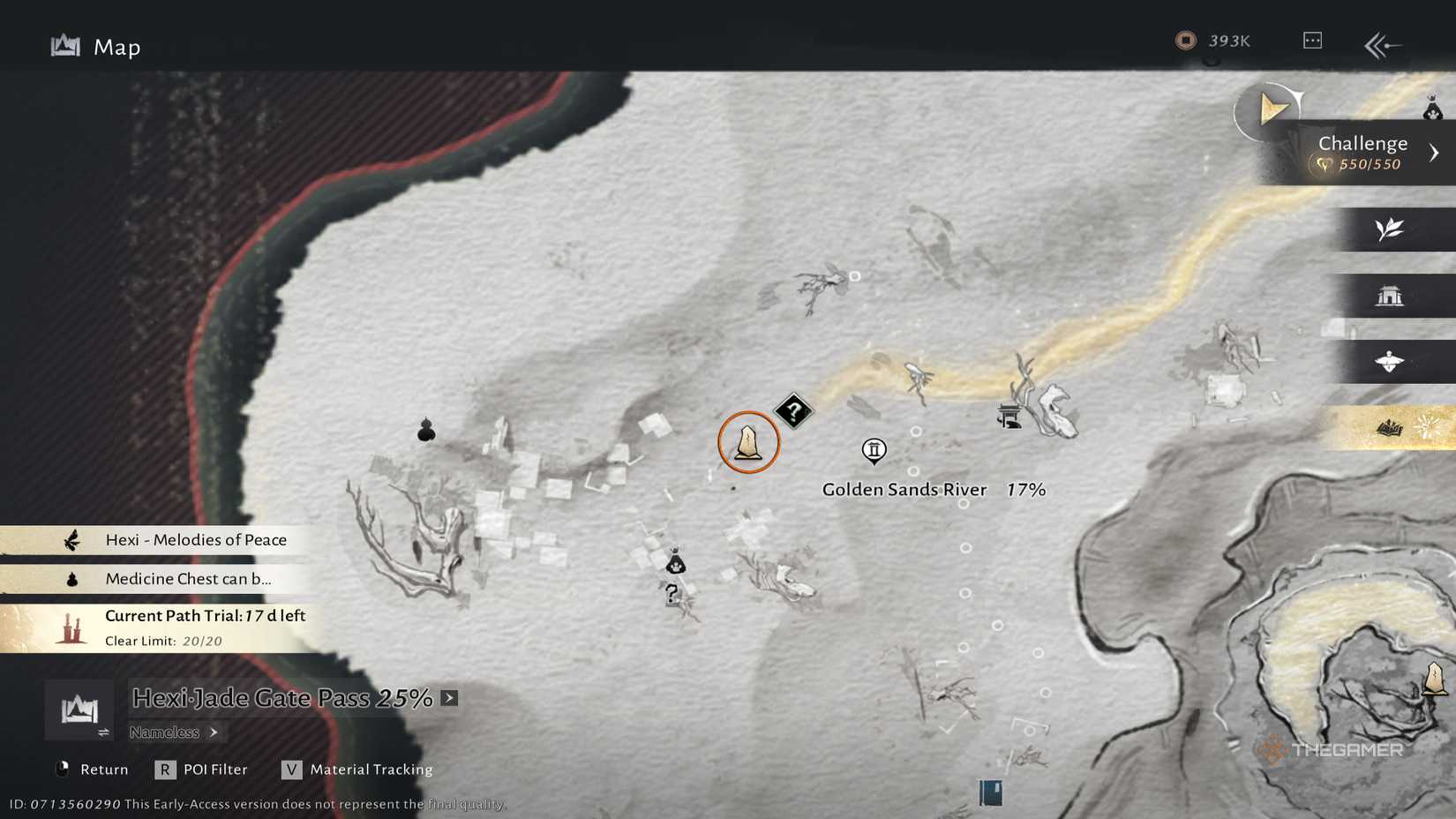 Market boundary stone where windy.