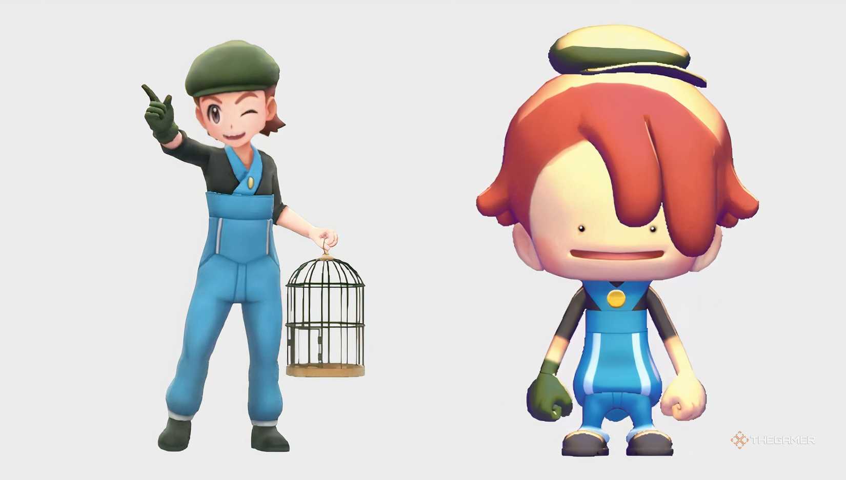 Birdkeeper outfit and trainer in Pokemon Pokopia