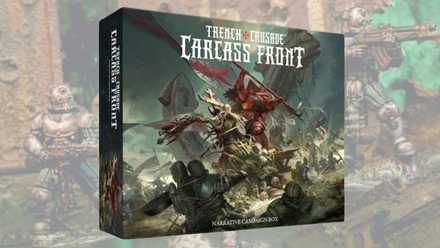 Carcass Front box art in Trench Crusade