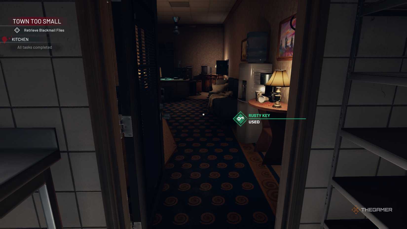 Crime Scene Cleaner access to the office.