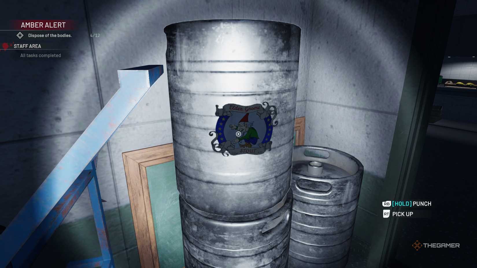 Crime Scene Cleaner keg of beer.