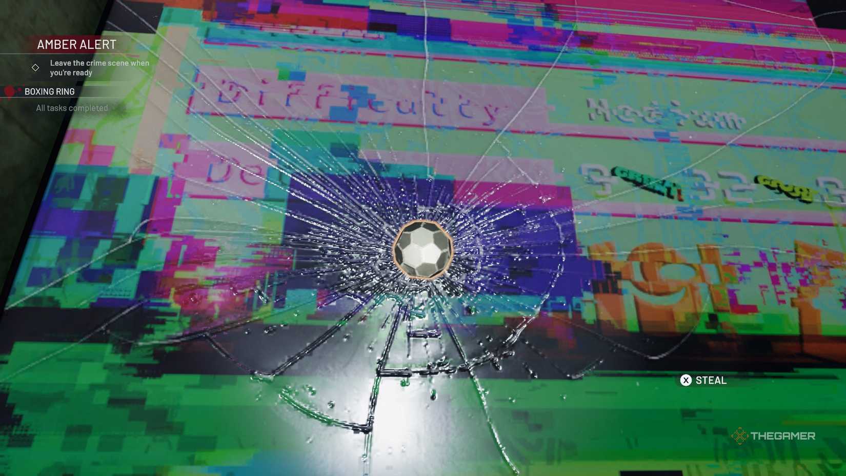 Crime Scene Cleaner diamond in the tv screen.